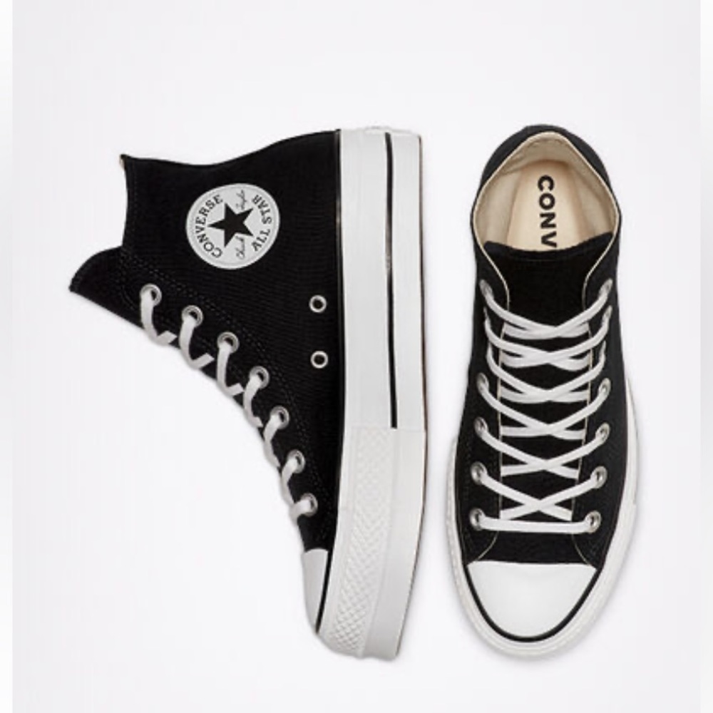 Black Platform Converse
